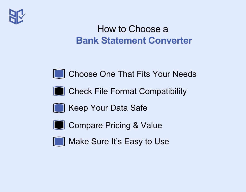 How to Choose a Bank Statement Converter
